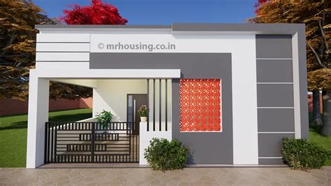 11 Village Single Floor Home Front Design .